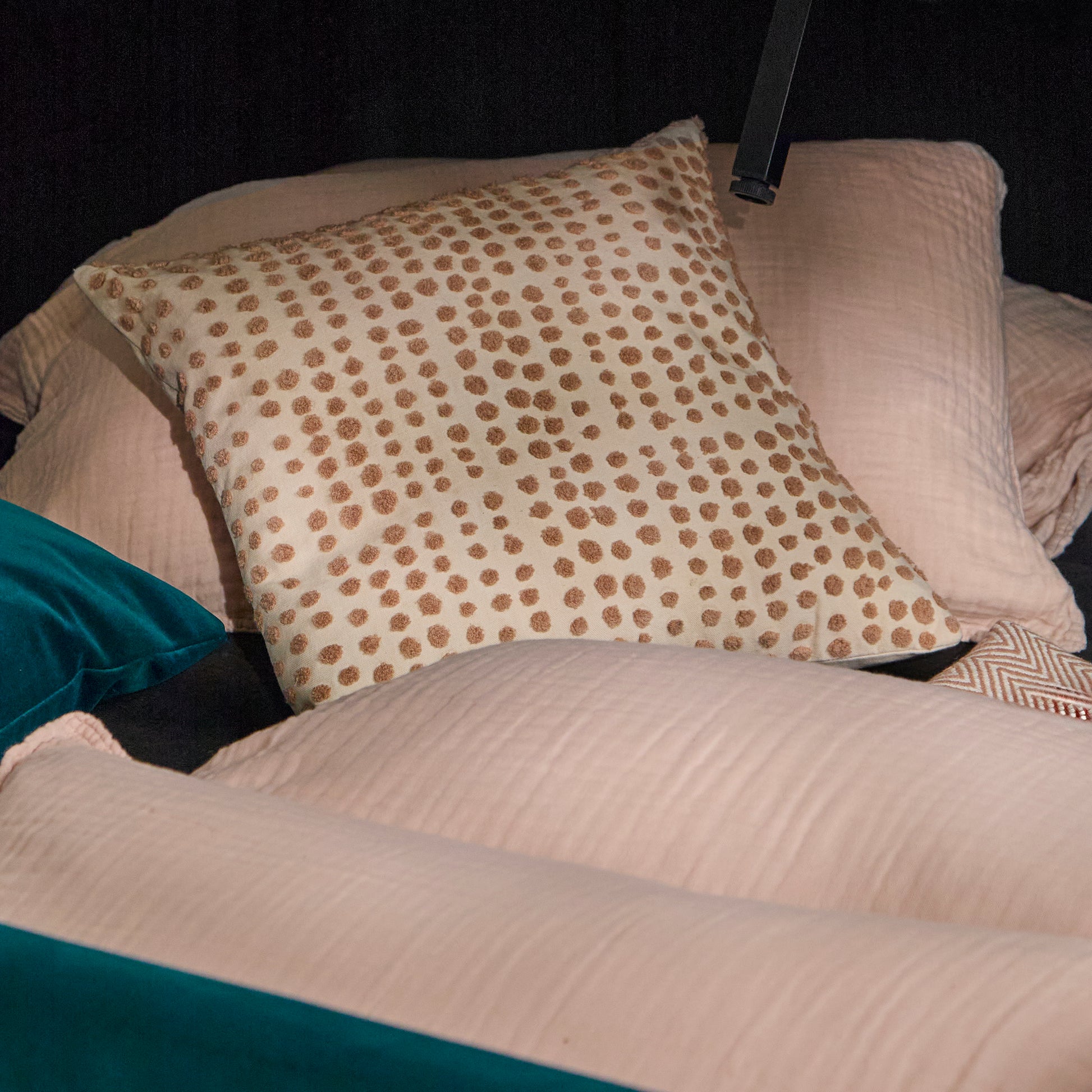 Hannah King Ottoman Bed - Deep Teal - Laura James