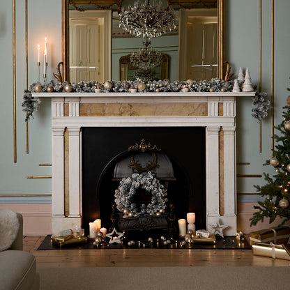 Norrbo 270cm Frosted Christmas Garland - Laura James