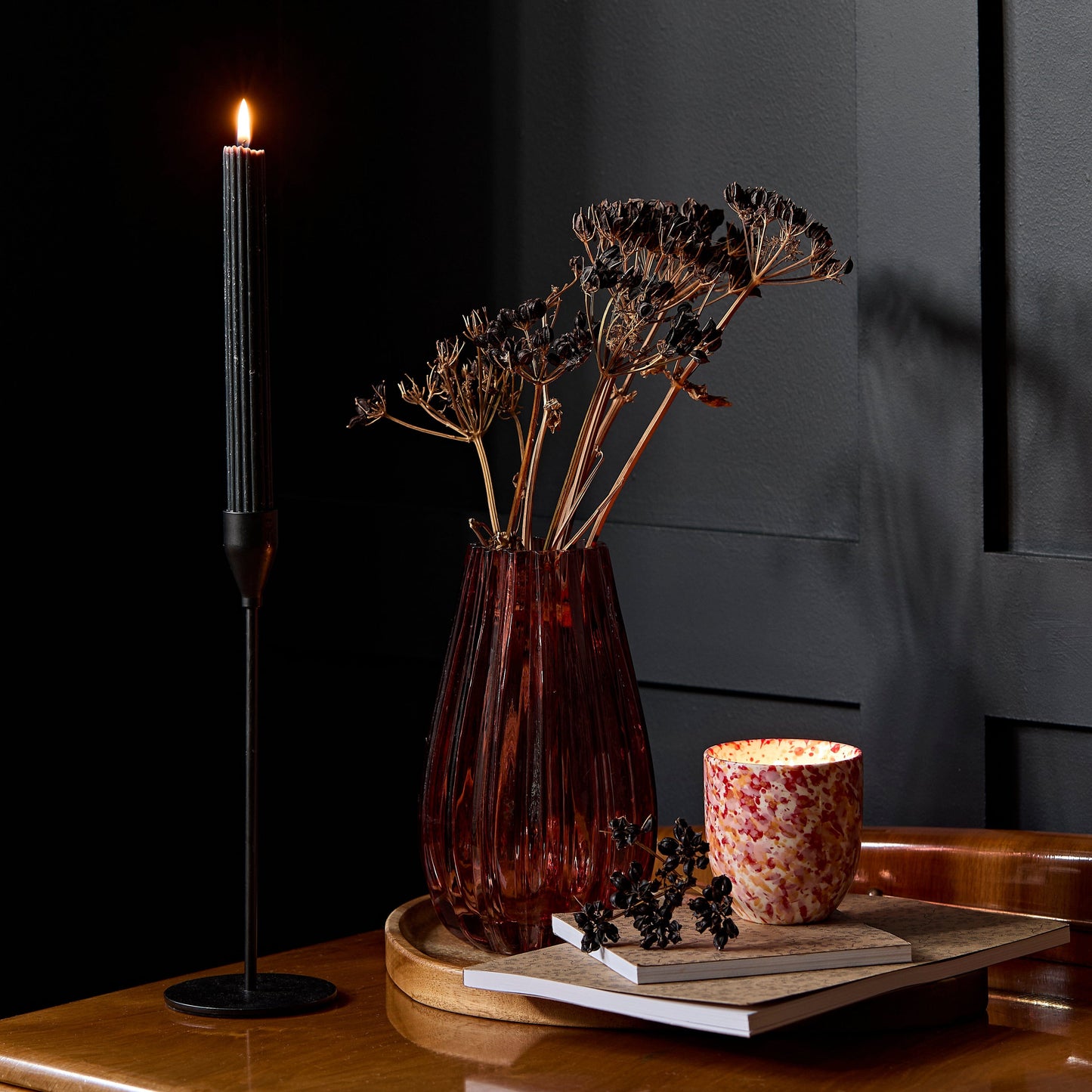 Olney_Single_Wick_8cm_Ceramic_Candle_Oud_Wood_and_Rose_Scent_Paprika-2