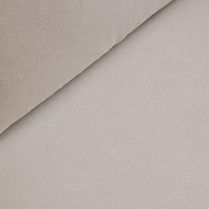 Gillian 3 Seater Large Corner Sofa - Ivory with Whitewash Legs - Laura James 