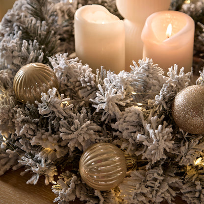 Norrbo 270cm Frosted Christmas Garland - Laura James