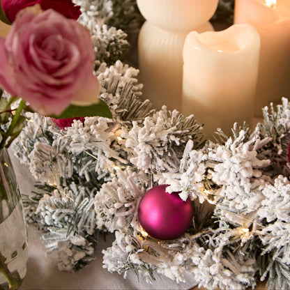 Valen Shatterproof Mixed Baubles - Set of 30 - Festive Pink - Laura James 