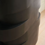 Adam 140cm Jet Black Oval Console Table - Laura James 