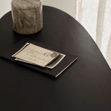 Adam 140cm Jet Black Oval Console Table - Laura James 