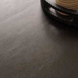 Adam 100cm Oval Jet Black Mango Wood Coffee Table - Laura James 