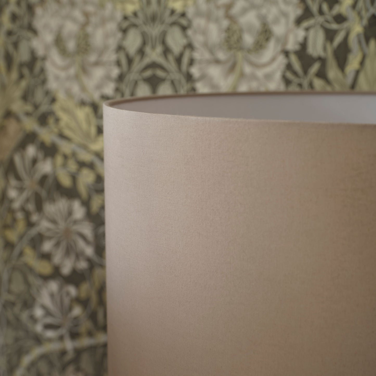 Alderton 45cm Cotton Drum Lamp Shade - Taupe