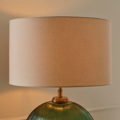 Alderton 40cm Cotton Lamp Shade - Taupe - Laura James 