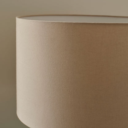 Alderton 40cm Cotton Lamp Shade - Taupe - Laura James 