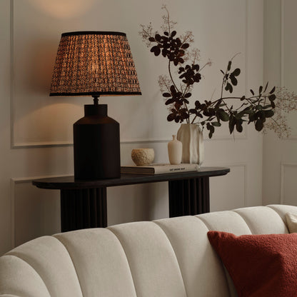 Ashbrook 32cm Table Lamp Base - Matte Black - Laura James 