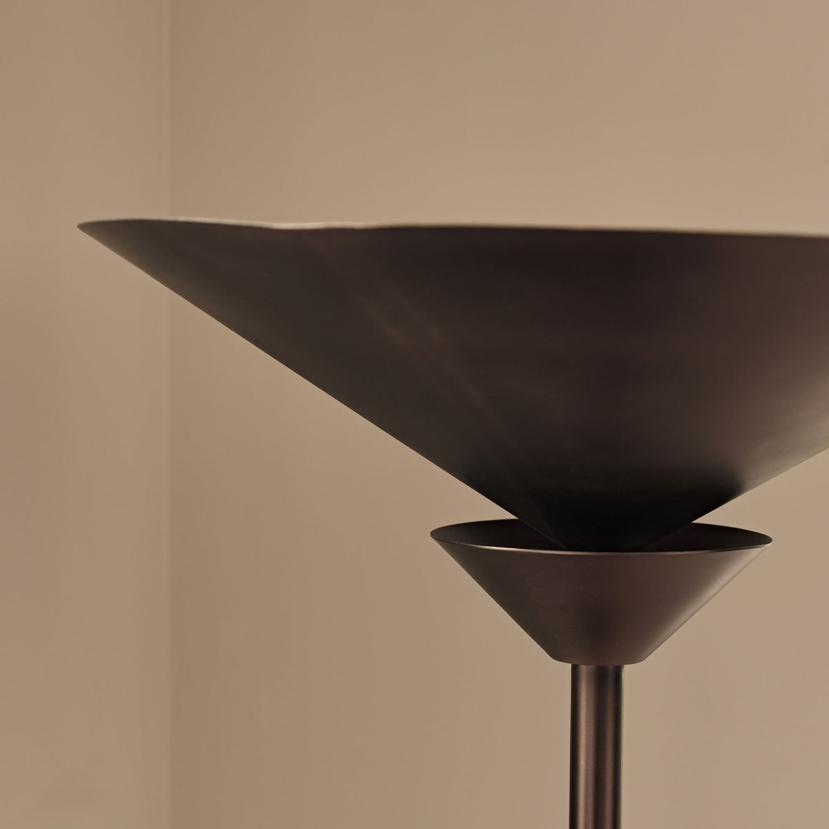 Brockhill 180cm Metal Floor Lamp - Midnight Bronze - Laura James 