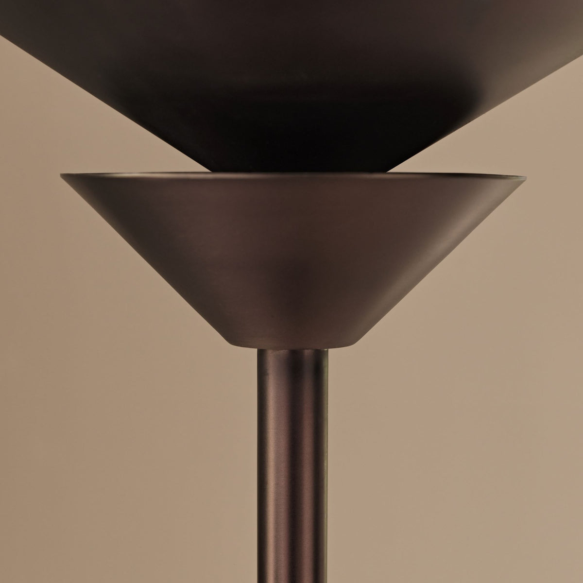 Brockhill 180cm Metal Floor Lamp - Midnight Bronze - Laura James 
