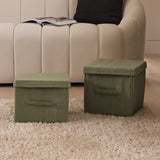 Cara 27.5cm Basket - Olive Green Geometric - Laura James 