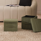 Cara 24cm Basket - Olive Green Geometric - Laura James 