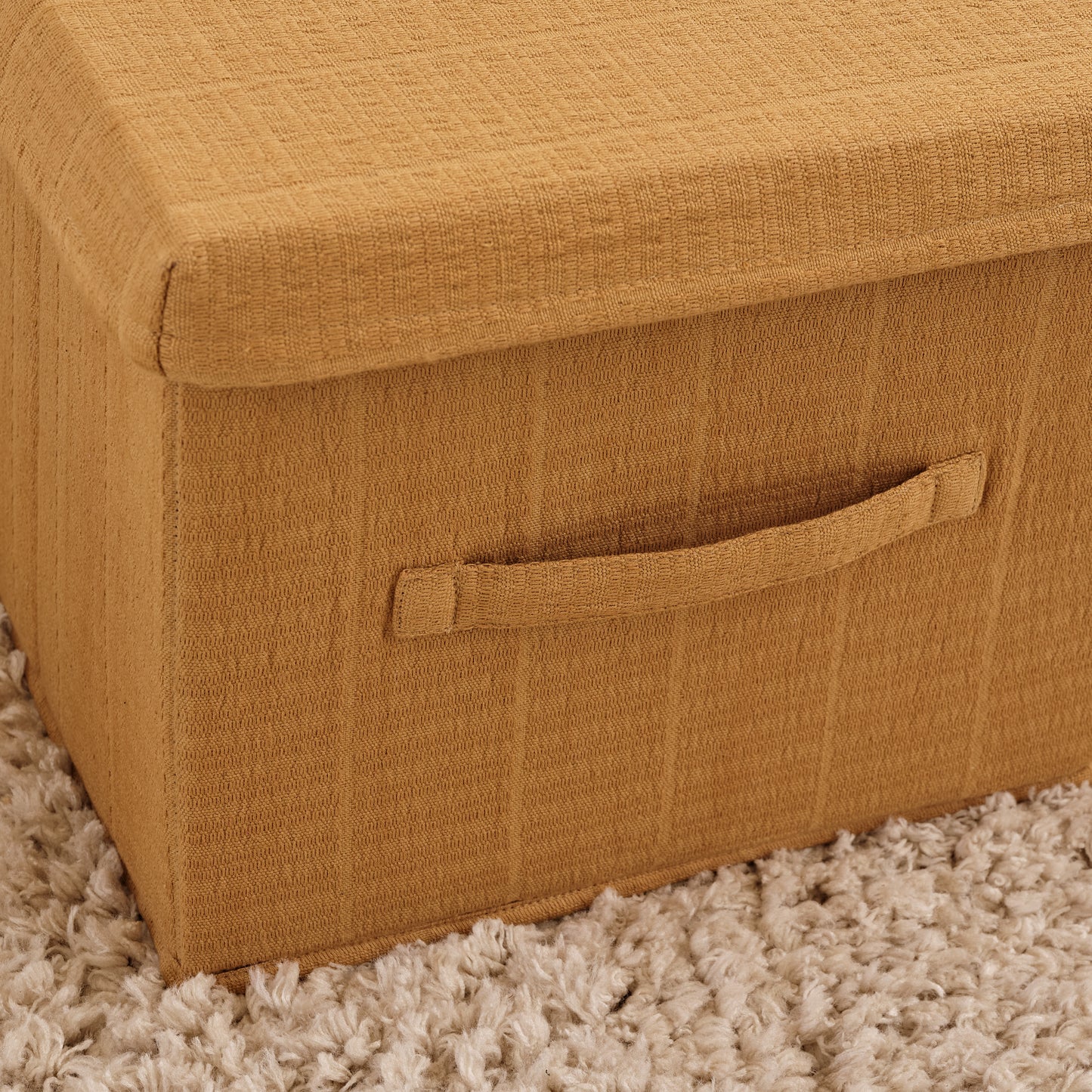Cara 24cm Basket - Amber Yellow Geometric - Laura James  
