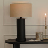 Colesdon 30cm Table Lamp Base - Matte Black - Laura James 
