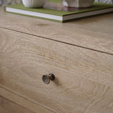 Colton 120cm 4 Drawer Chest of Drawers - Chalked Mango Wood & Travertine - Laura James 