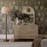 Colton 120cm 4 Drawer Chest of Drawers - Chalked Mango Wood & Travertine - Laura James 