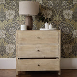 Colton 75cm 3 Drawer Chest of Drawers - Chalked Mango Wood & Travertine -Laura James 