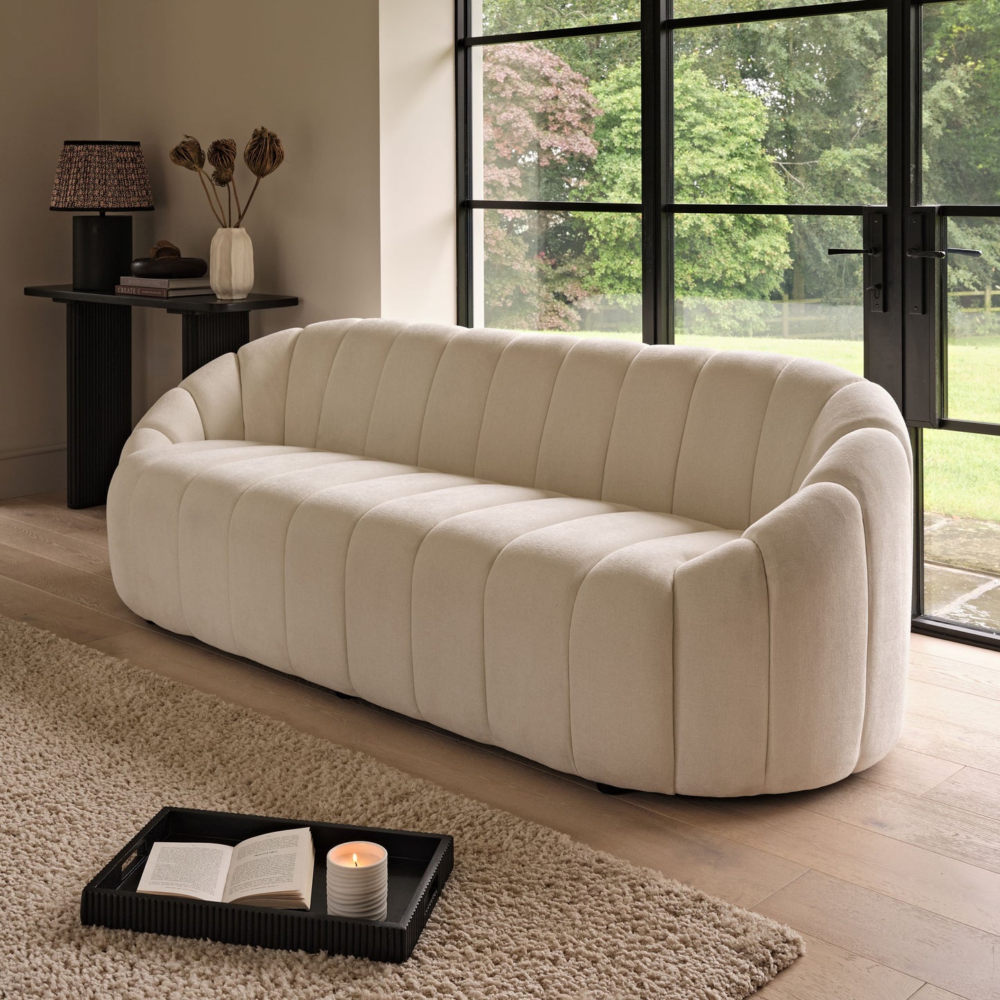 Dune 3 Seater Sofa - Oyster White - Laura James 