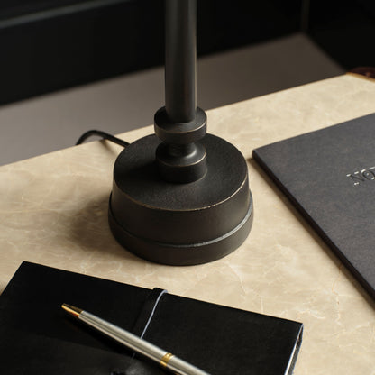 Harcombe 31cm Metal Table Lamp Base - Black Bronze