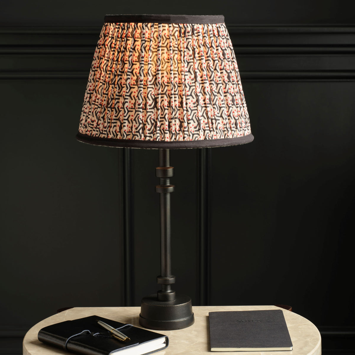 Harcombe 31cm Metal Table Lamp Base - Black Bronze