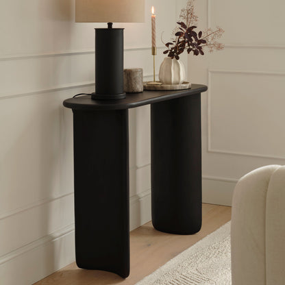 Imogen Console Table - Jet Black Mango Wood - Laura James 