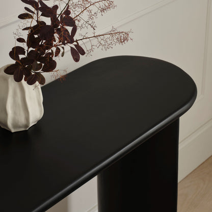 Imogen Console Table - Jet Black Mango Wood - Laura James 