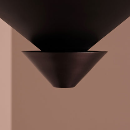 Brockhill 40cm Metal Pendant Light - Midnight Bronze - Laura James 