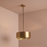Elterwater 41cm Metal Pendant Light - Heirloom Brass - Laura James 