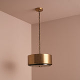 Elterwater 41cm Metal Pendant Light - Heirloom Brass - Laura James 