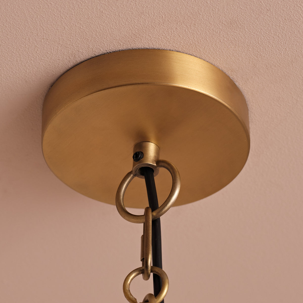 Elterwater 41cm Metal Pendant Light - Heirloom Brass - Laura James 