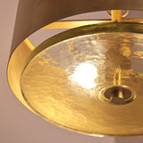 Elterwater 41cm Metal Pendant Light - Heirloom Brass - Laura James 