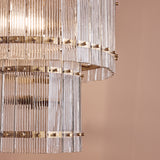 Orleton 56cm Double Layer Chandelier - Heirloom Brass - Laura James 