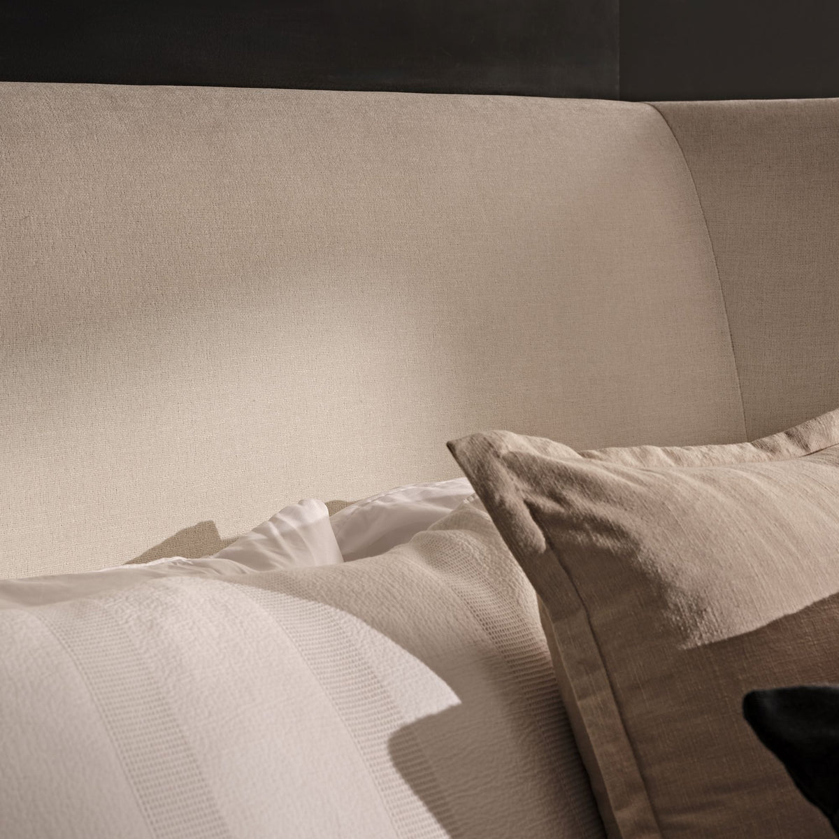 Torin Double Ottoman Bed - Oyster White - Laura James 