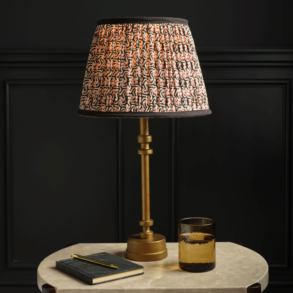 Harcombe 31cm Metal Table Lamp Base - Heirloom Brass - Laura James 