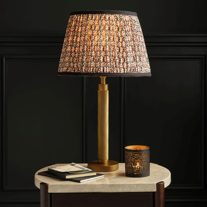 Welham 36cm Metal Table Lamp Base - Patina Gold - Laura James 