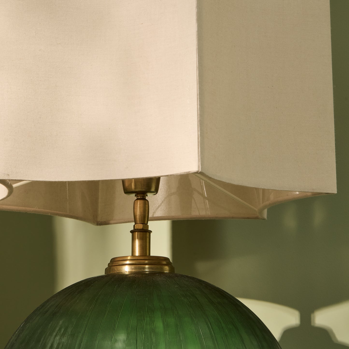Coreley 30cm Cotton Lamp Shade - Taupe - Laura James 