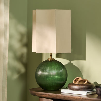 Coreley 30cm Cotton Lamp Shade - Taupe - Laura James 