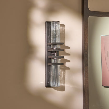 Boscastle 40cm IP44 Wall Light - Black Bronze - Laura James 