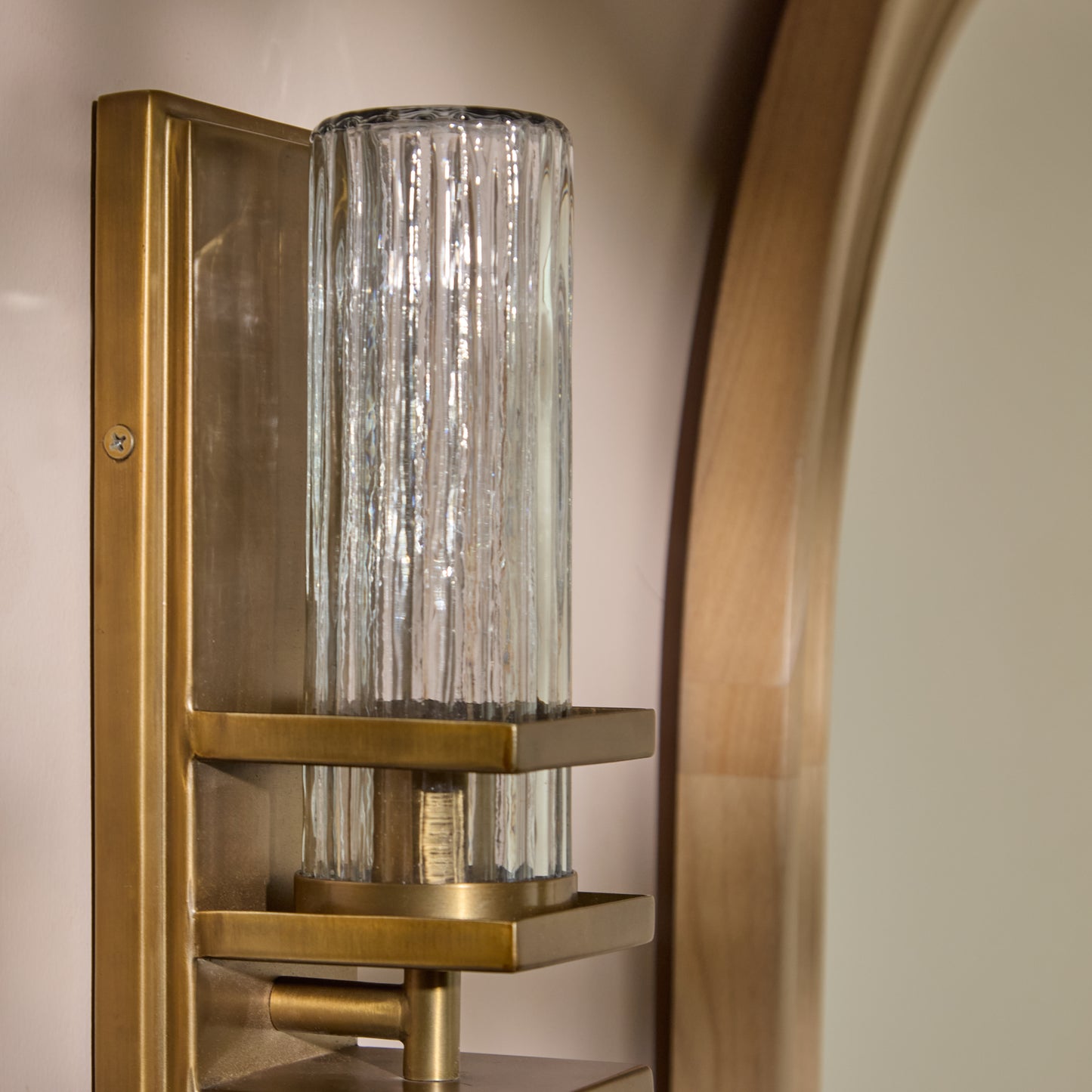 Boscastle 40cm IP44 Wall Light - Heirloom Brass - Laura James 