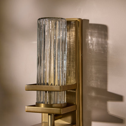 Boscastle 40cm IP44 Wall Light - Heirloom Brass - Laura James 