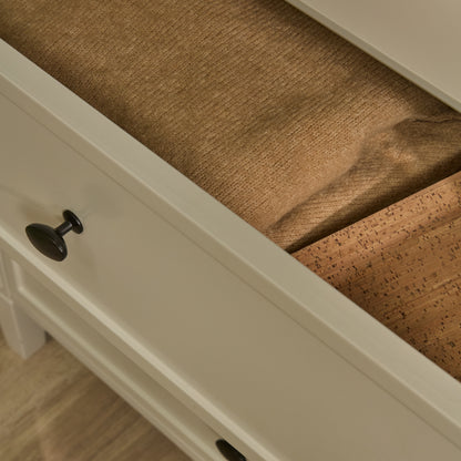 Cambrie 75cm 3 Drawer Chest of Drawers - Oatmeal - Laura James 