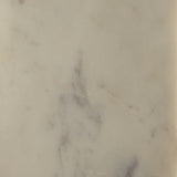 Colmar 23.5cm Marble Table Lamp Base - White Marble - Laura James 