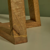 Konduru 70cm Table Lamp - Natural Fabric and Natural Mango Wood - Laura James 
