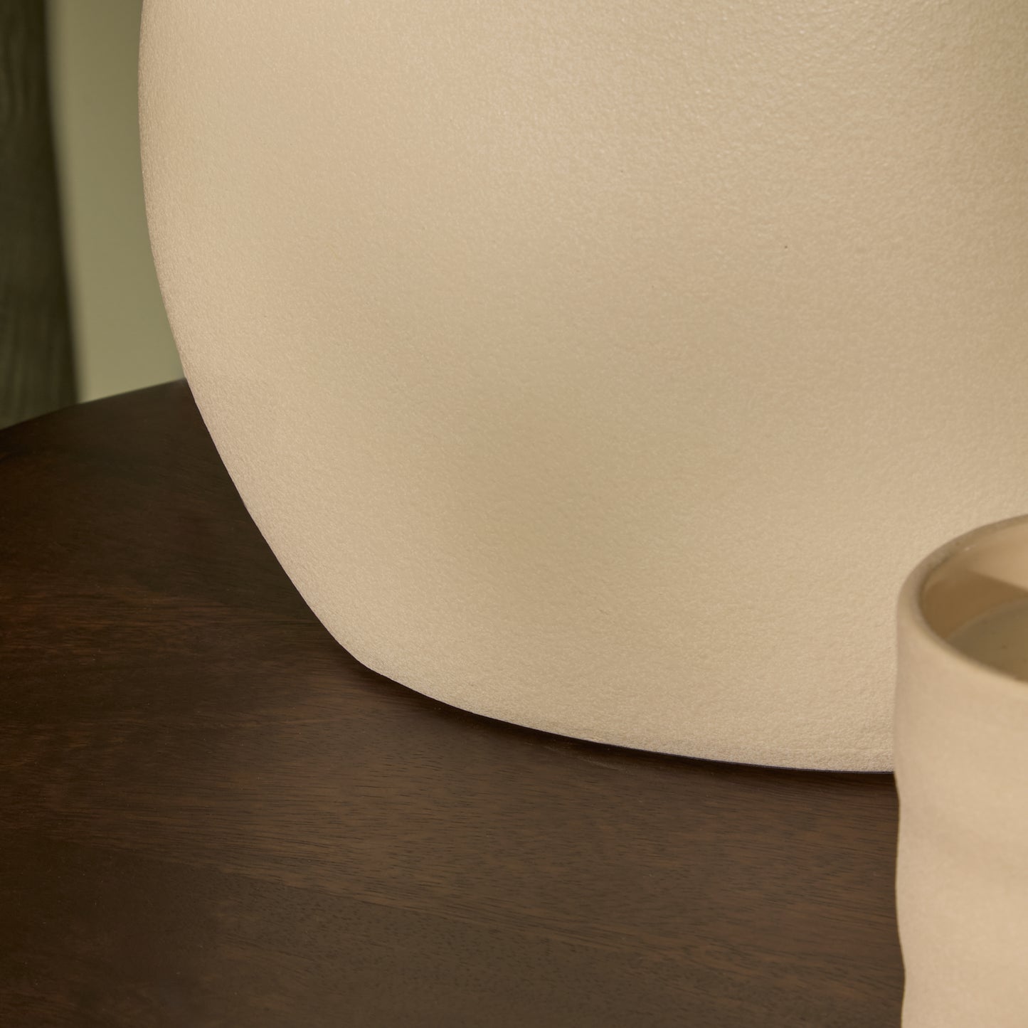 Chesil 51cm Table Lamp - Off White with Alabaster White Linen Shade - Laura James