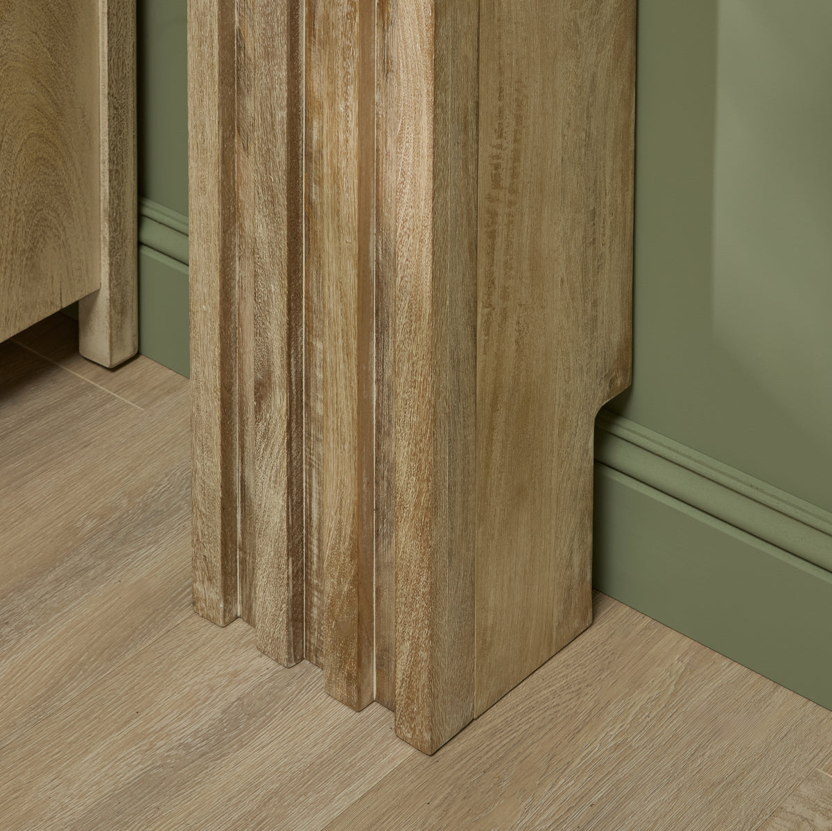 Piper 100cm Fireplace Surround - Almond Brown - Laura James 