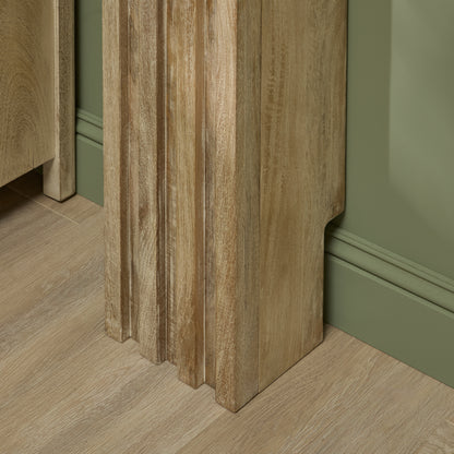 Piper 100cm Fireplace Surround - Almond Brown - Laura James 