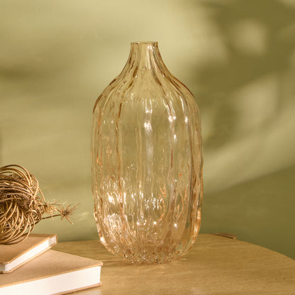 Radford 25cm Glass Vase - Clay - Laura James 