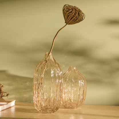 Radford 25cm Glass Vase - Clay - Laura James 