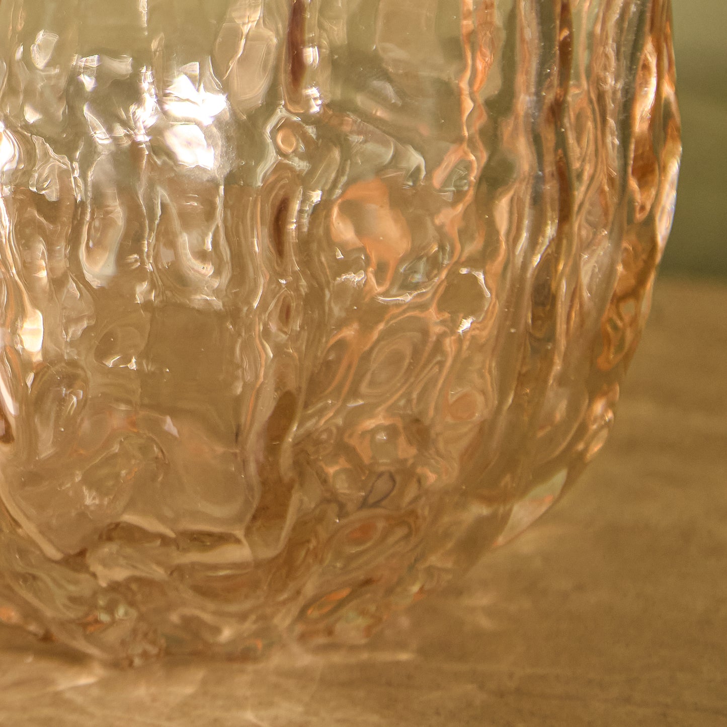Radford 19cm Glass Vase - Clay - Laura James 